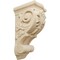 Ekena Millwork 6 1/4"W x 7 5/8"D x 14 1/8"H Large Floral Corbel, Rubberwood COR06X07X14FLRW - alternate 1